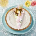 Kate Aspen Kate Aspen 28490PK 6.5 x 6.5 x 0.01 in. Tea Time Whimsy 2 Ply Paper Napkins; Pink - Set of 30 28490PK